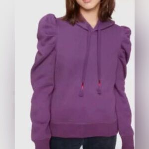 Rebecca Minkoff purple hooded sweatshirt. Size small. Worn once.